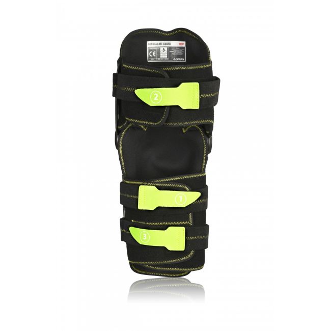 Genunchiere Acerbis Gorilla Black Yellow