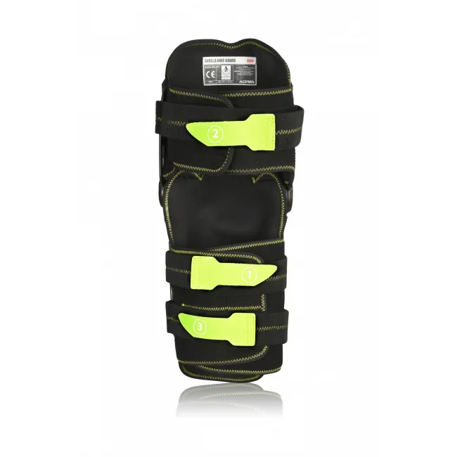 Genunchiere Acerbis Gorilla Black Yellow