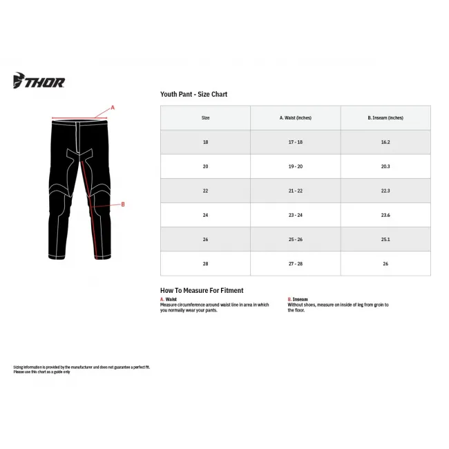 Pantaloni copii Thor Pulse Midnight Orange