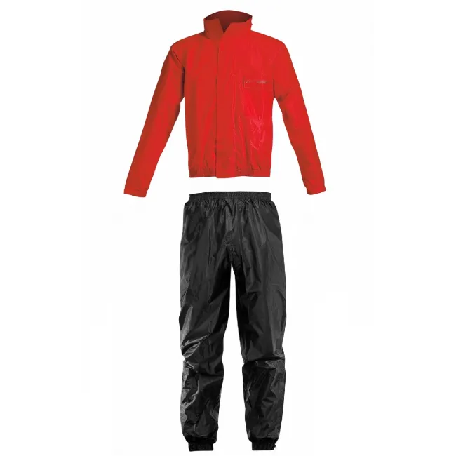 Combinezon ploaie Acerbis Logo Red Black