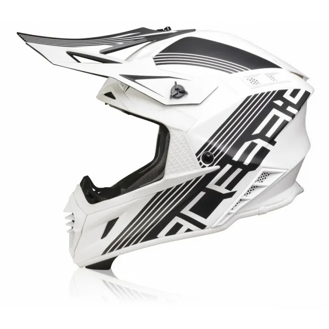 Casca Acerbis X-Track White Black