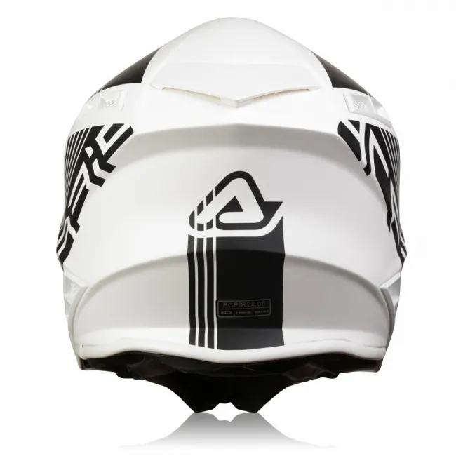 Casca Acerbis X-Track White Black
