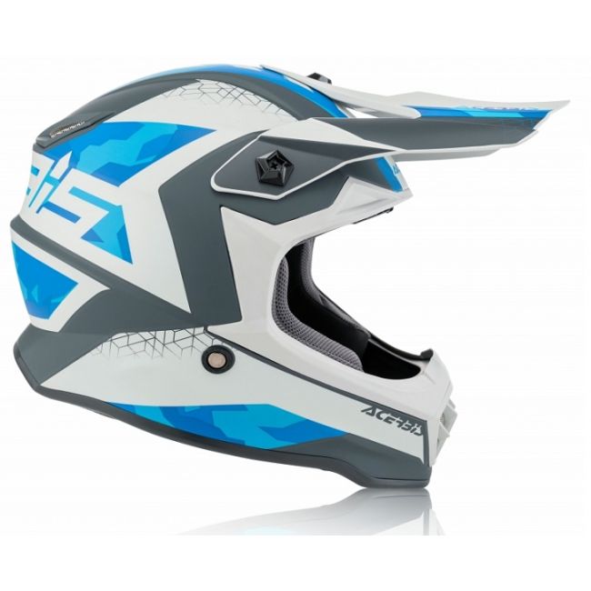 Casca copii Acerbis Steel Blue Grey