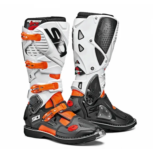 Cizme Sidi Crossfire 3 Orange Fluo Black White
