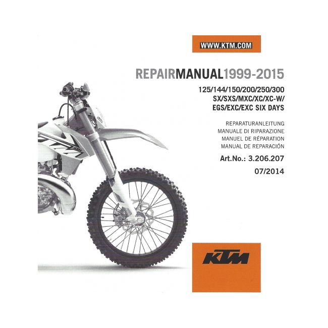 CD Manual reparatie KTM 2T 125/300 99-15