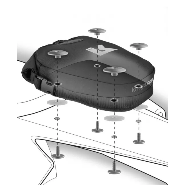 Gentuta impermeabila bolt-on Kriega Rally Pack