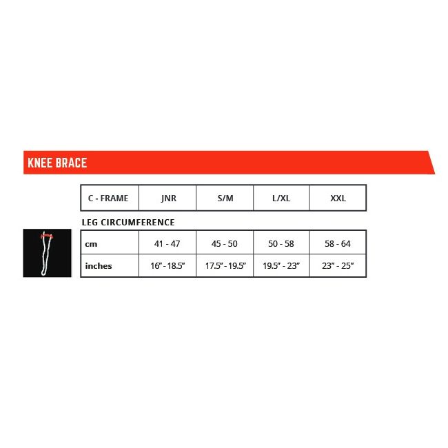 Orteze Leatt C-Frame Carbon Black Red