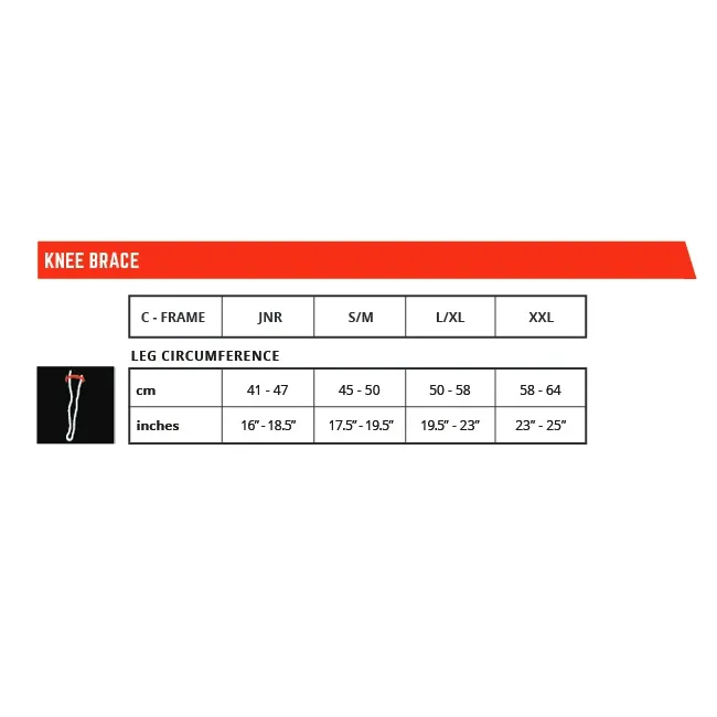 Orteze Leatt C-Frame Carbon Black Red