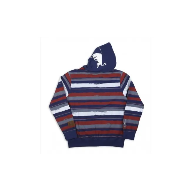 Hanorac Kini Stripes Dark Navy Grey