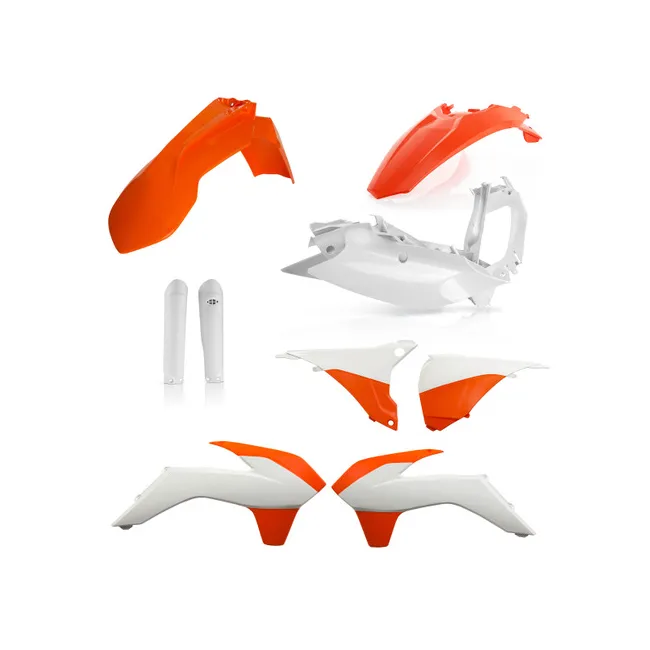 Kit complet plastice KTM 2016 Acerbis White/Orange 16