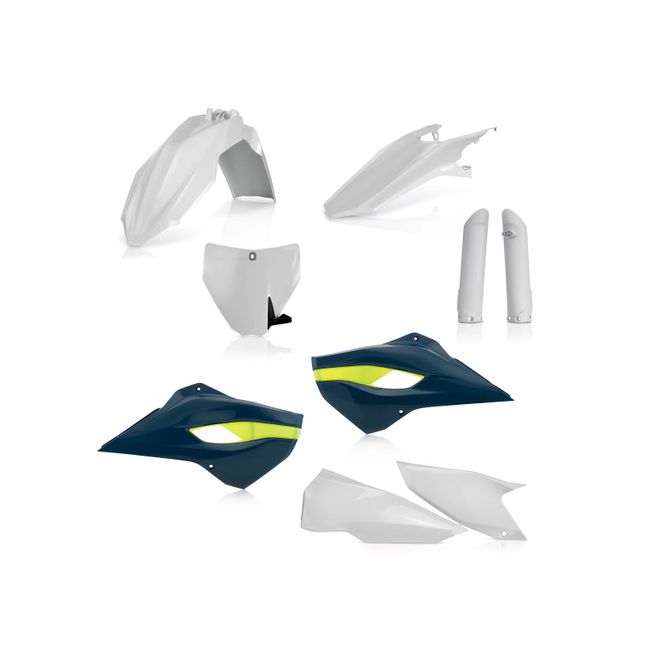 Kit plastice complet Husqvarna TC 250 14-15 White Blue