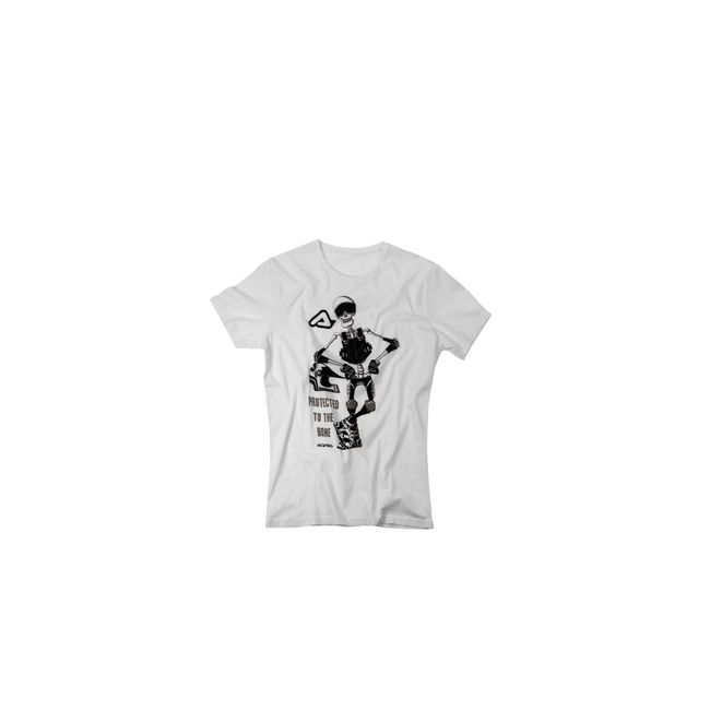 Tricou Acerbis Protected To The Bone White