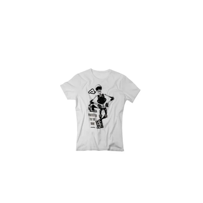 Tricou Acerbis Protected To The Bone White