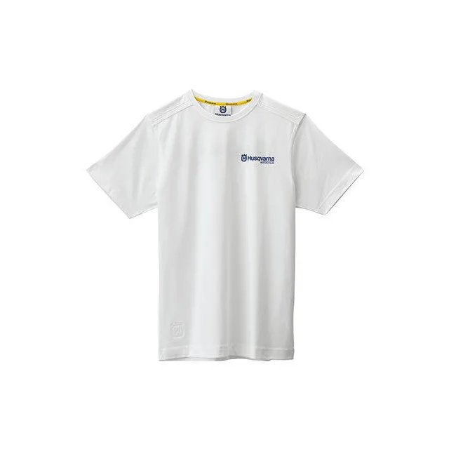 Tricou Husqvarna Basic Logo White