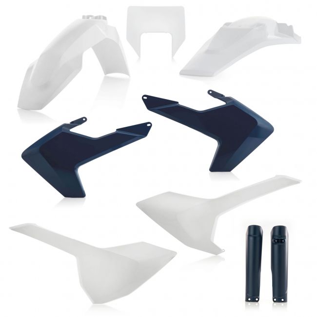 Kit plastice complet Husqvarna 17-19 White Blue