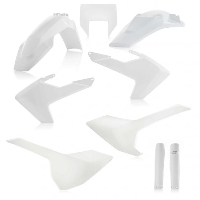 Kit plastice complet Husqvarna 17-19 White