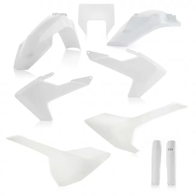Kit plastice complet Husqvarna 17-19 White