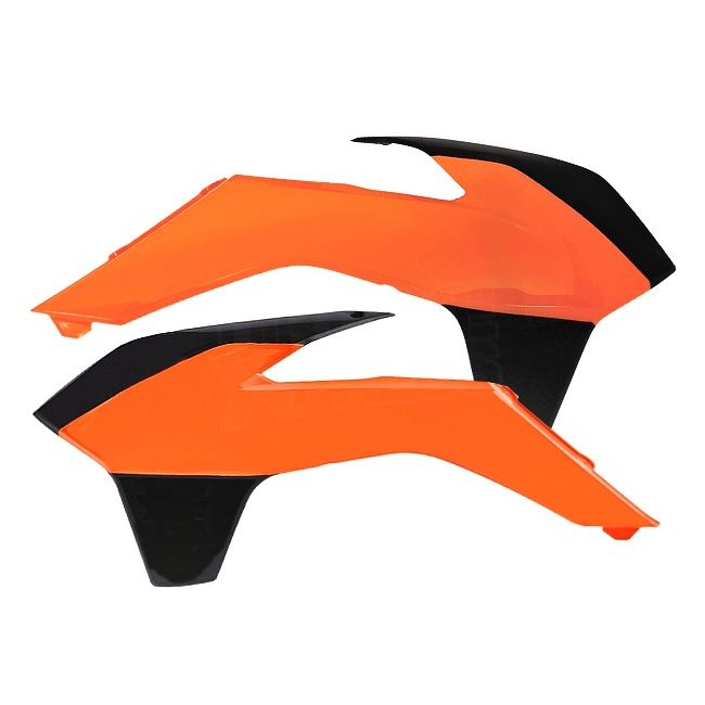 Plastice radiator KTM 14-16 Polisport Orange Black