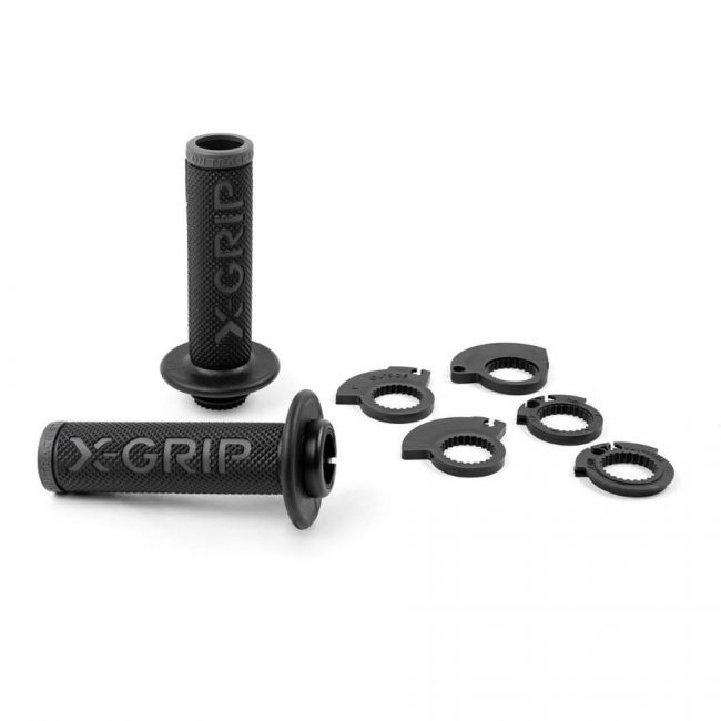 Mansoane decupate lock-on 2T/4T X-GRIP Black Grey