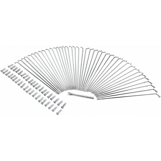 Chrome and Stainless Steel Spoke Set