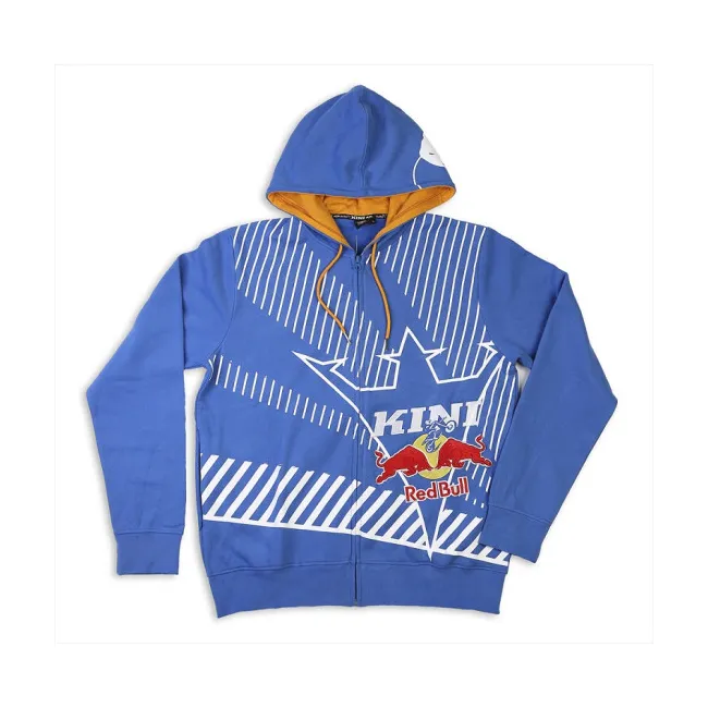 Hanorac Kini Red Bull Pinstripe Zip Hoodie Classic Blue