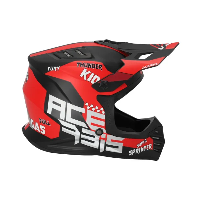 Casca copii Acerbis Profile Black Red
