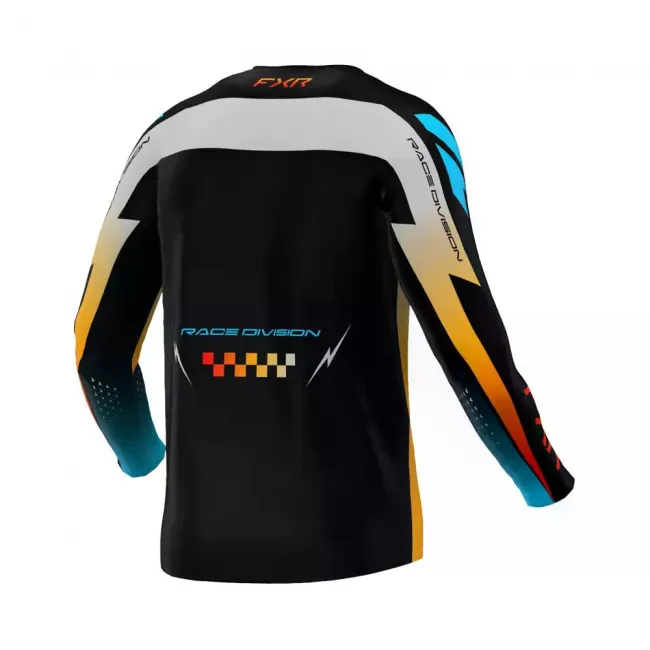 Tricou FXR Clutch Pro MX26 Grey Sky Orange