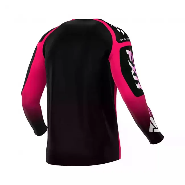 Tricou FXR Clutch MX26 Razz Black Pink