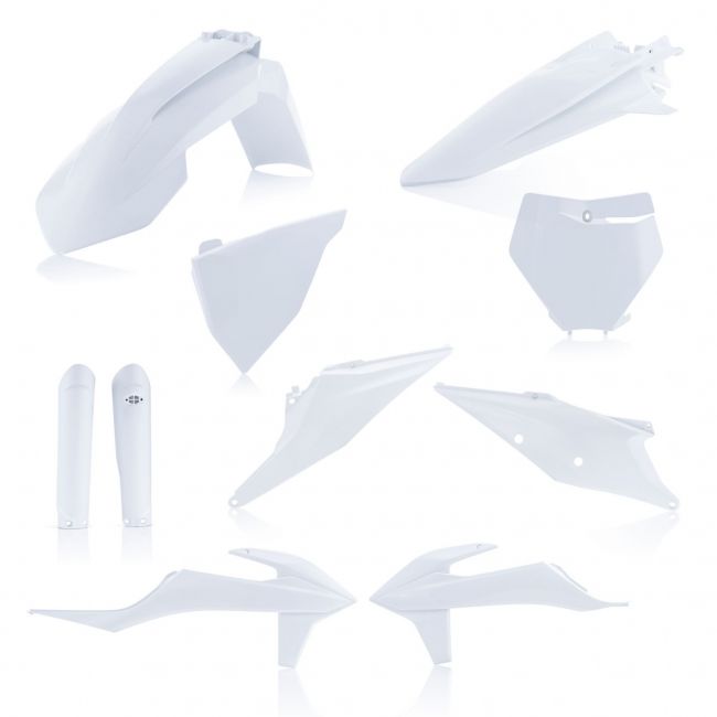 Kit complet plastice KTM SX/SX-F 19-22 Acerbis White
