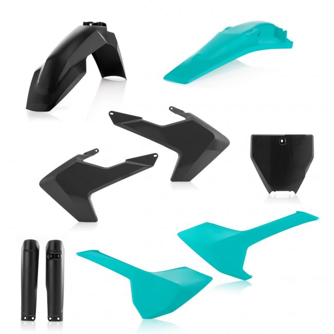 Kit plastice complet Husqvarna 16-18 Black Teal