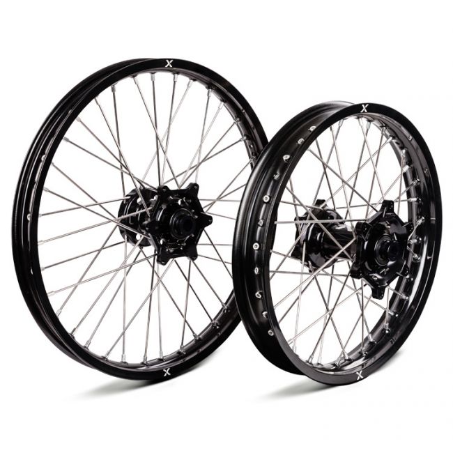 Set roti KTM/HSQ/GG 16-22 21&quot;+18&quot; X-Grip Black