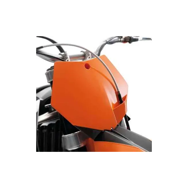 START NUMBER PLATE ORANGE 07