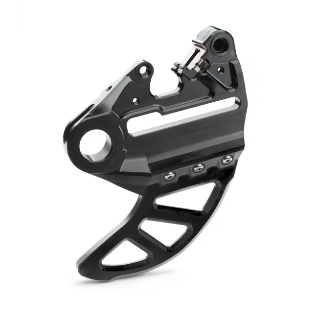 Brake caliper support with bra