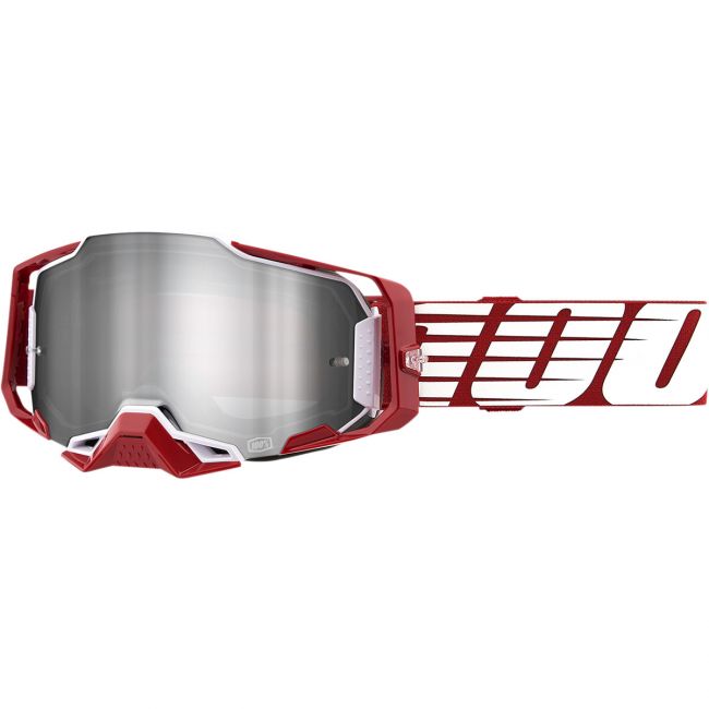 Ochelari 100% Armega OD Deep Red Mirror Silver