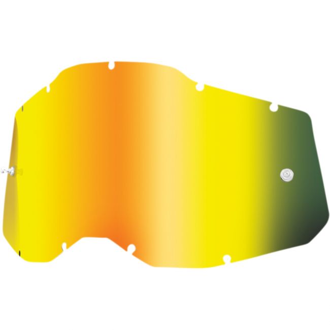 Lentila ochelari 100% Strata 2/Accuri 2/Racecraft 2 Mirror Gold
