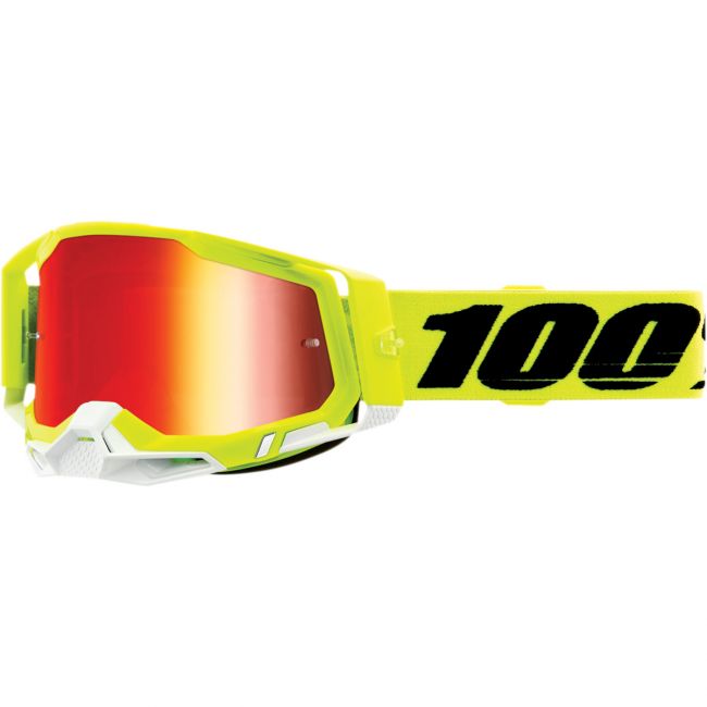 Ochelari 100% Racecraft 2 Yellow Mirror Red