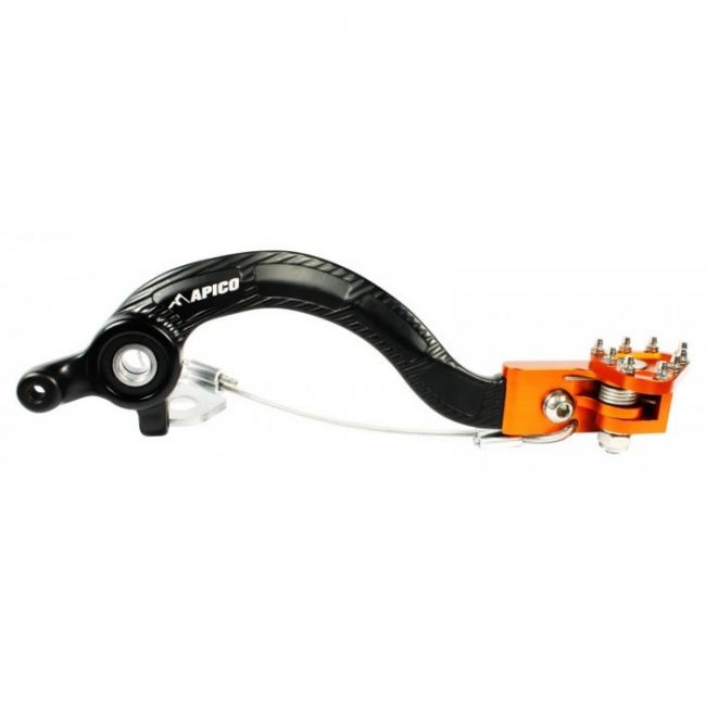 Pedala frana KTM 17-23 negru/portocaliu Aworkx