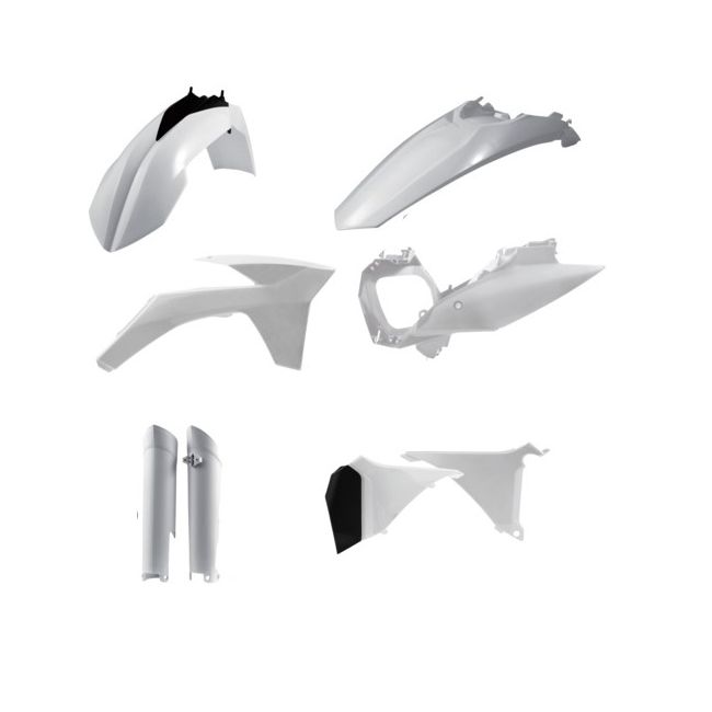 Kit complet plastice KTM 12-13 Acerbis White