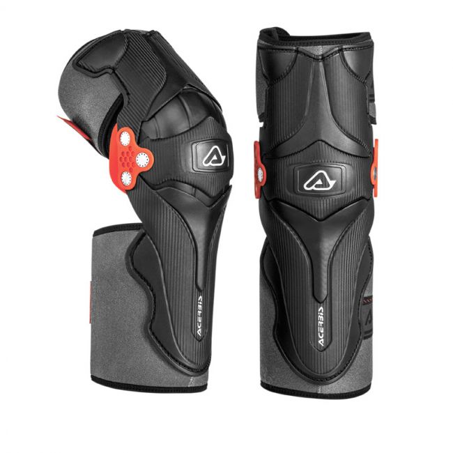 Genunchiere ACERBIS X-Strong Black Red