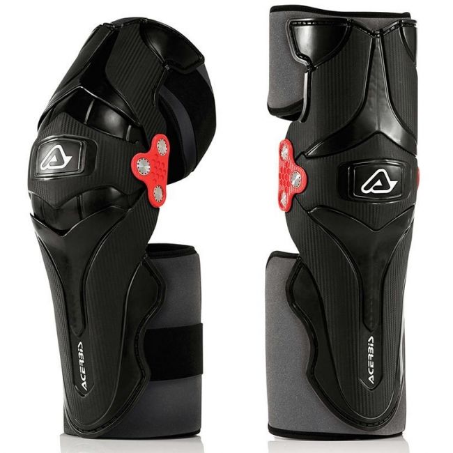 Genunchiere ACERBIS X-Strong Black Red
